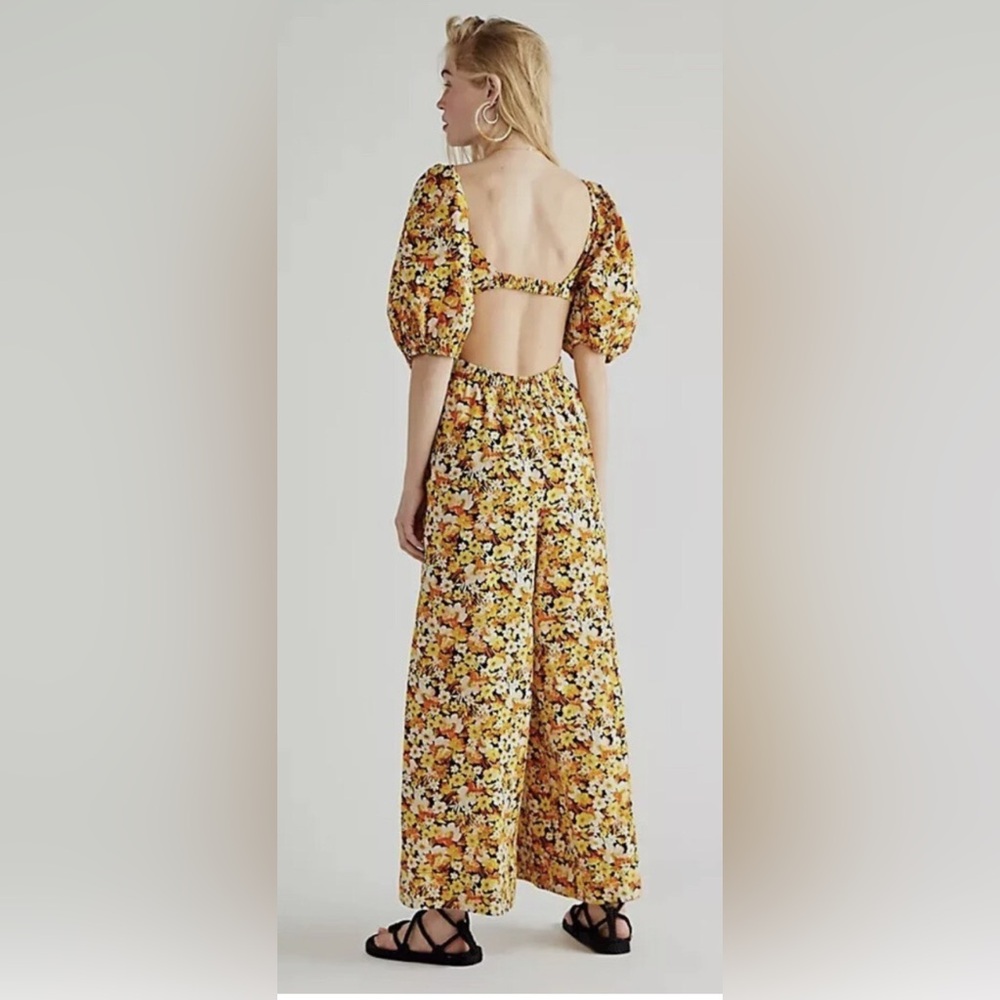 FREE PEOPLE Printed Amy Jumpsuit Size medium - Picture 2 of 9